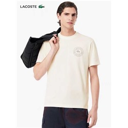Мужская футболка с вышивкой   LACOST*E