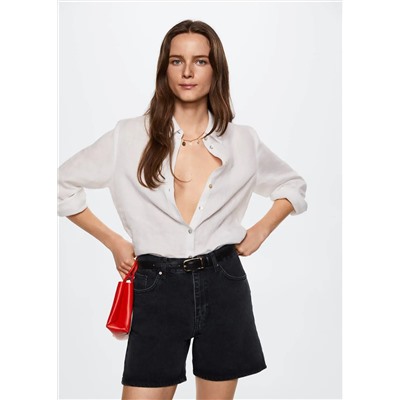 Short vaquero recto -  Mujer | MANGO OUTLET Melilla