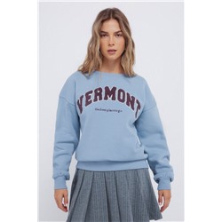 Sudadera gráfica bordado ciudad