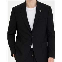 Siyah Slim Fit Takım Elbise