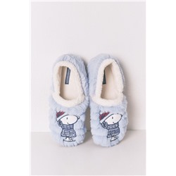 Zapatillas casa Snoopy bota baja