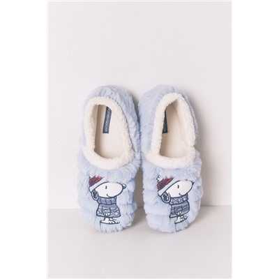 Zapatillas casa Snoopy bota baja