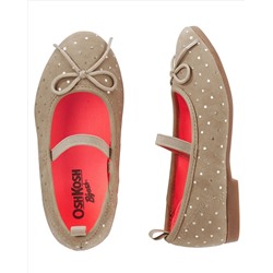 OshKosh Sparkle Star Print Flats
