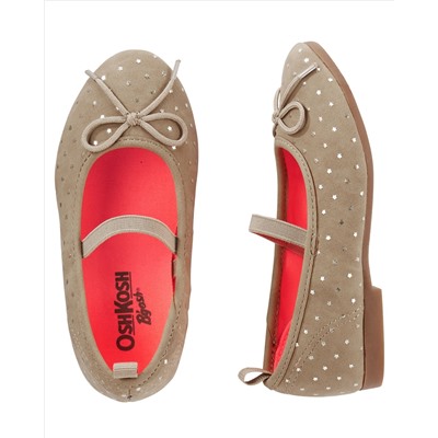OshKosh Sparkle Star Print Flats
