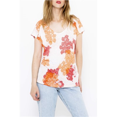 Camiseta de lino Blanco roto