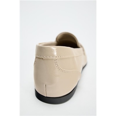 PATENT-FINISH LOAFERS