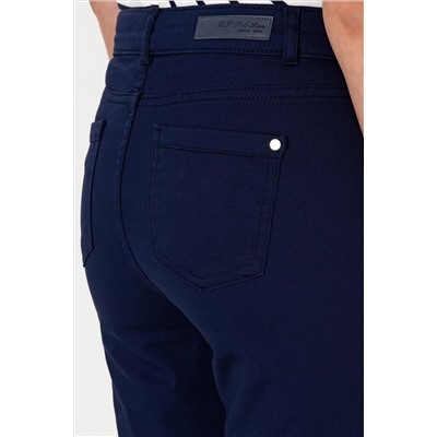 Kadın Lacivert Toothpick Fit Kanvas Pantolon