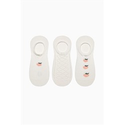 Penti, Peach Jacquard 3lü Sneaker Çorap