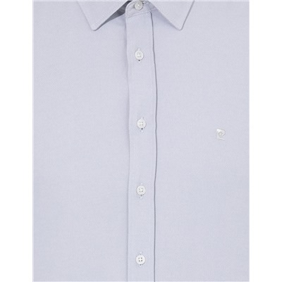 Gri Slim Fit Oxford Gömlek