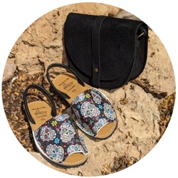 Avarca menorquina · 412AVZ+PELLE · 2703 (350) Negro АКЦИЯ