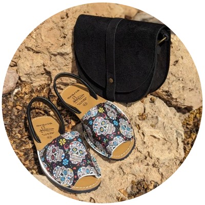 Avarca menorquina · 412AVZ+PELLE · 2703 (350) Negro АКЦИЯ