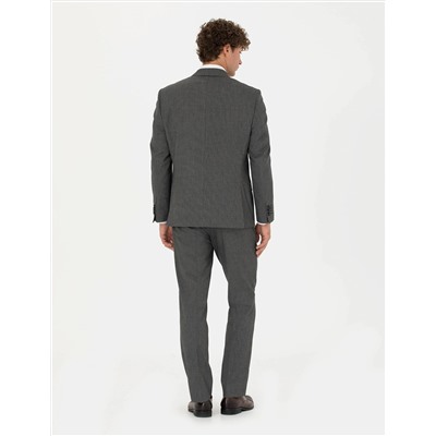 Füme Slim Fit Takım Elbise