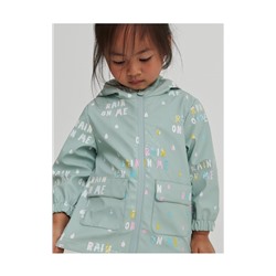 Bedruckter Parka mit Farbwechsel
