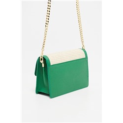 Bandolera de piel Kaia Verde