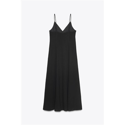 EMBROIDERED MIDI DRESS