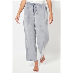 Pantalón de pijama de terciopelo - Gris