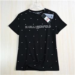 Повседневная  хлопковая футболка KARL LAGERFEL*D ОРИГИНАЛ!