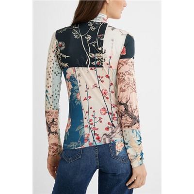 Camiseta slim patch digital