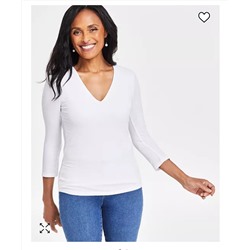 I.N.C. International Concepts Women's Ribbed Top
