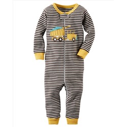 1-Piece Snug Fit Footless Cotton PJs