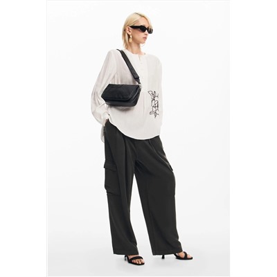 Bolso bandolera flores
