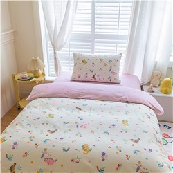 Комплект постельного белья на резинке Сатин Люкс KIDS 100% хлопок CDKR085