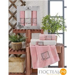 11291 Комп. Пол. MERZUKA махр. в короб. (50x90/2)(70х140/1) 3 шт. CLASSY розовый