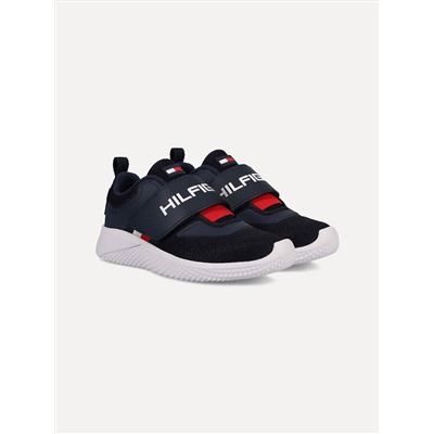 TOMMY HILFIGER KIDS' NAVY STRAP RUNNER