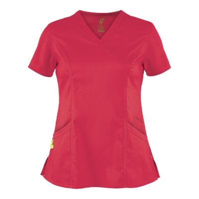 Vivi by Peaches Ivy V-Neck Scrub Top