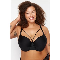 Trendyol Curve Siyah Biye Detaylı Sütyen TBBSS24CW00013
