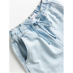 Balloon-Jeans mit elastischem Taillenbund