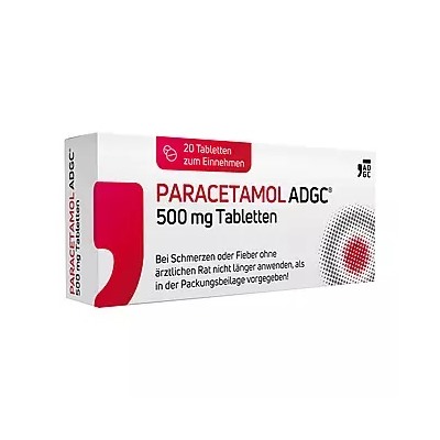 Paracetamol ADGC 500 mg Tabletten, 20 St