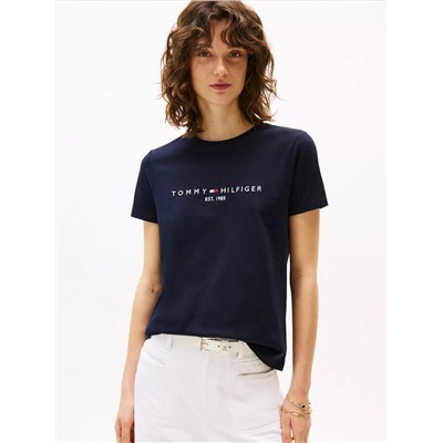 Embroidered Tommy Logo T-Shirt