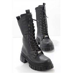 Bambi Siyah Kadın Bot & Bootie K027030466