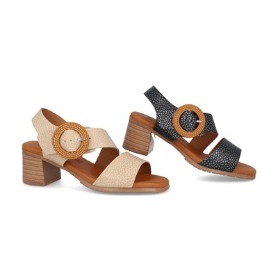 3420 - BDA                SANDALIAS DE TACÓN