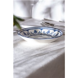 Reve Bleu Celeste Yemek Tabağı - 20 cm - Mavi/Beyaz