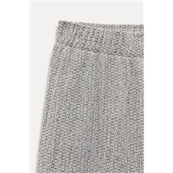 TEXTURED WIDE-LEG TROUSERS