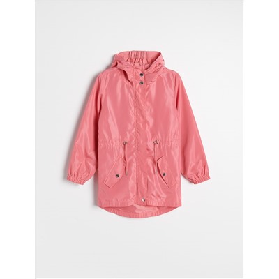 Parkajacke mit Kapuze