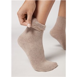 Kurzsocken aus Thermo-Baumwolle