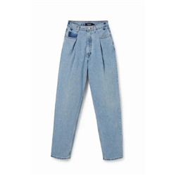Vaquero loose pinzas upcycling