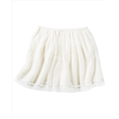 Floral Tulle Skirt