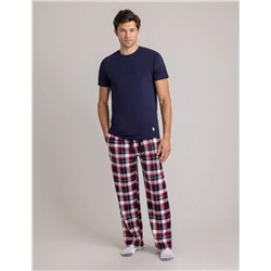 PLAID LUXE FLEECE PANTS