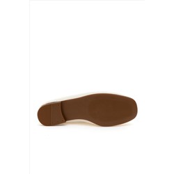 Kadın Krem Loafer