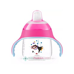 Avent Tasse Anti Fuite Rose 6m+ 200ml
