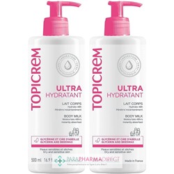 Topicrem Ultra-Hydratant - Lait Corps - LOT de 2x500mlLot  × 2