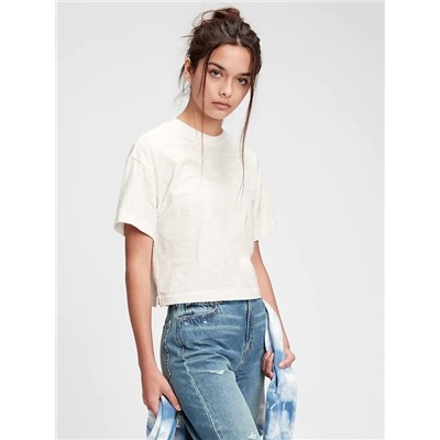 Teen 100% Organic Cotton Boxy T-Shirt