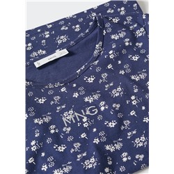 Camiseta estampada algodón
