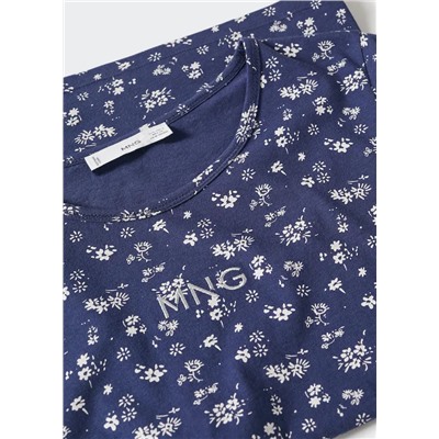 Camiseta estampada algodón