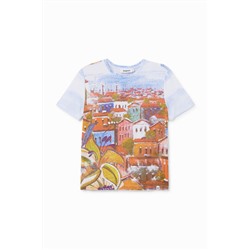 Camiseta canalé arty