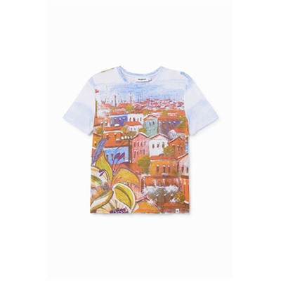Camiseta canalé arty